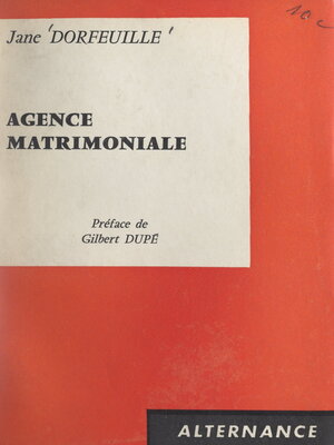 cover image of Agence matrimoniale
